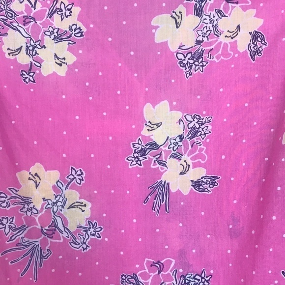 Lilly Pulitzer Hotty Pink Lady Loves Polka Dots Print Clementine Pullover Top - Picture 4 of 10